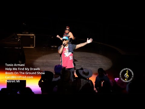 Tonio Armani Find My Drawls Live on Stage